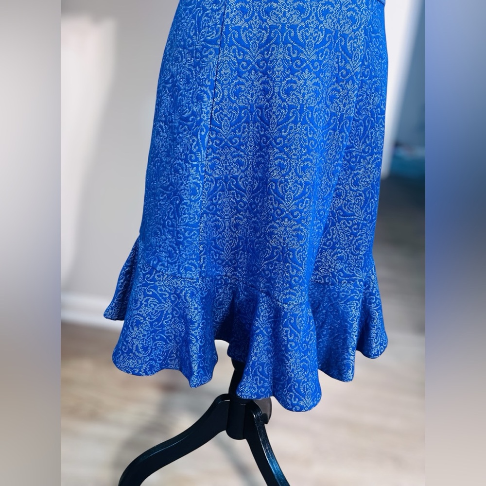 NWT Sz 8 y Flounced Sheath dress by HD in Paris - Picture 6 of 9